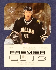2008-09 UD Black Diamond Premier Die-Cut #PDC23 Brad Richards Stars